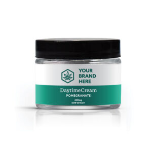 Pomegranate daytime CBD Facial cream Private Label example