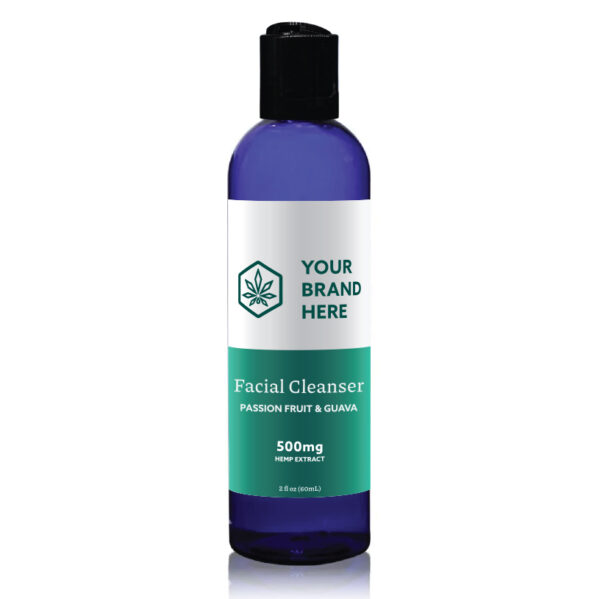 CBD facial cleanser private label example