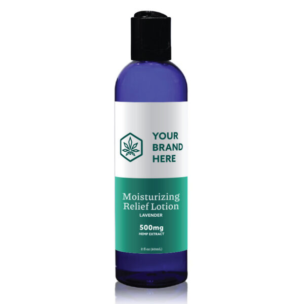 Lavender CBD Lotion Private Label example