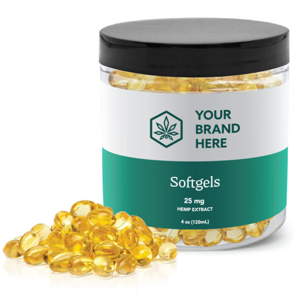 CBD softgels private label example