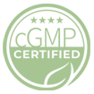 cGMP Certification Badge